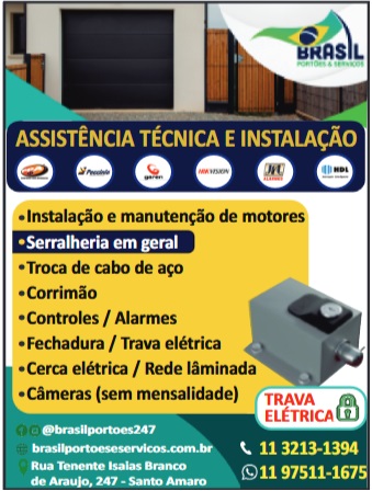 Assistência Técnica a Portões Automáticos Brasil