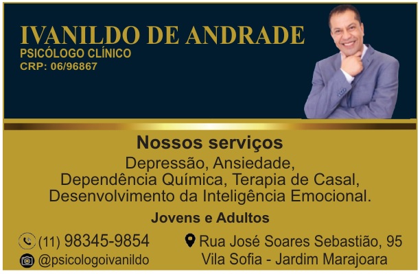 Psicólogo Clínico Ivanildo de Andrade