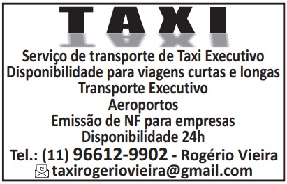Taxi Executivo Rogério Vieira