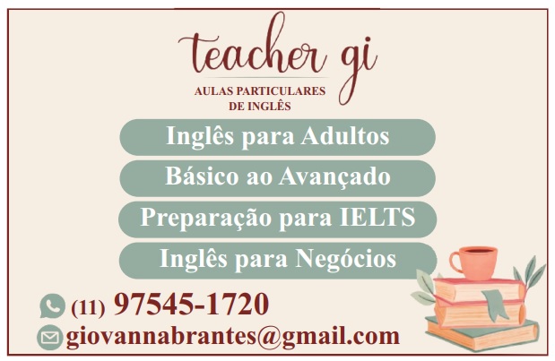 Teacher gi- Aulas Particulares de Inglês