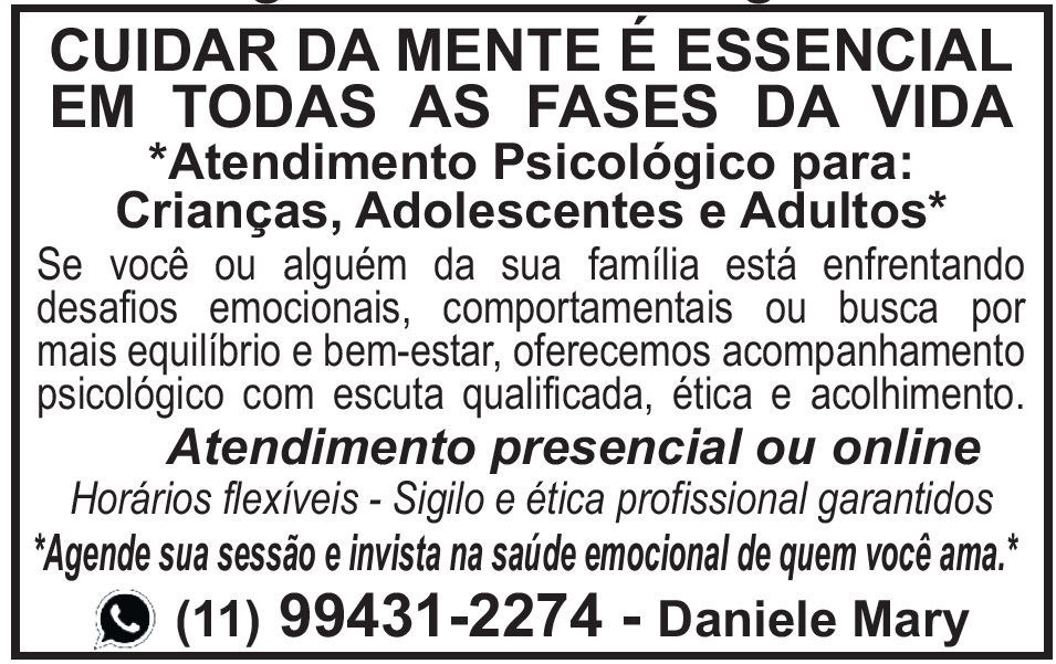 Psicóloga Daniele Mary