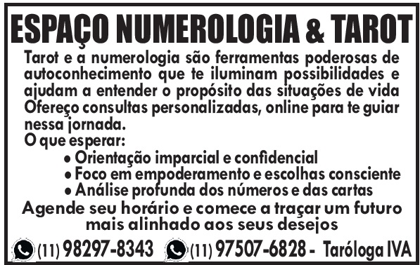 Espaço Numerologia e Tarot