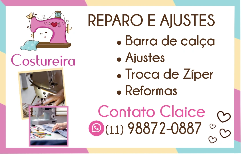 Cabeleireira Vera Costureira Reparo e Ajustes