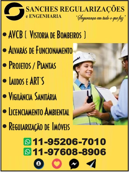 Sanches Regularizações e Engenharia