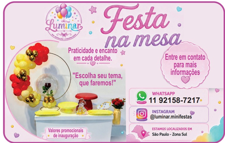 Luminar Festa na Mesa